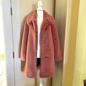 Jcrew Faux fur coat
